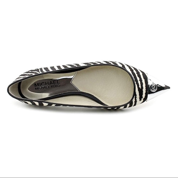 Michael Kors Shoes - Michael Kors Paxton Calf Hair Zebra Flats